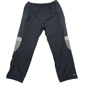 Adidas Vintage 2003 Navy Blue Grey Mesh Lined Track Pants Mens XL 902182 AGC002